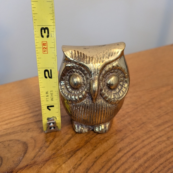 Vintage Brass Owl Figurine 🦉 - Picture 11 of 13